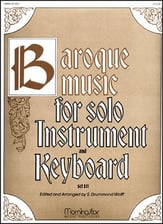 Baroque Music for Solo Ins/Keybd No. 3 Organ sheet music cover